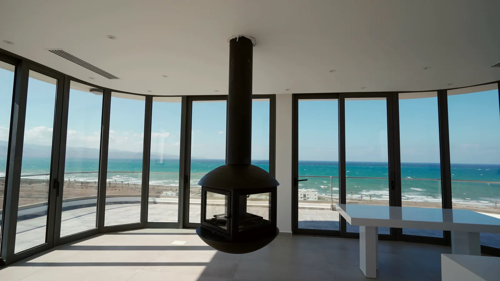 A penthouse over the sea